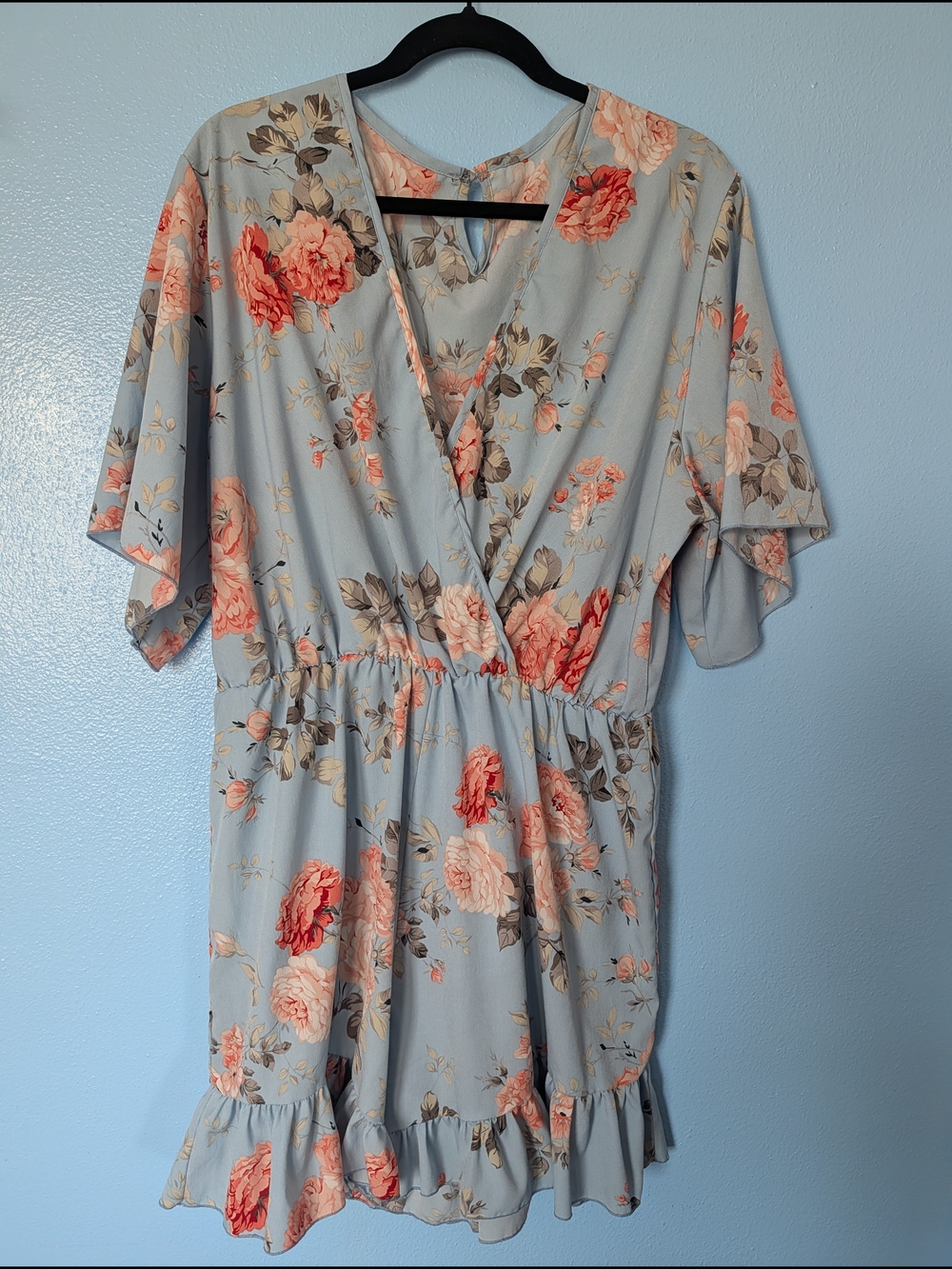 Floral Shorts Romper